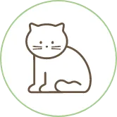 ネコちゃんの来院についてのアイコン